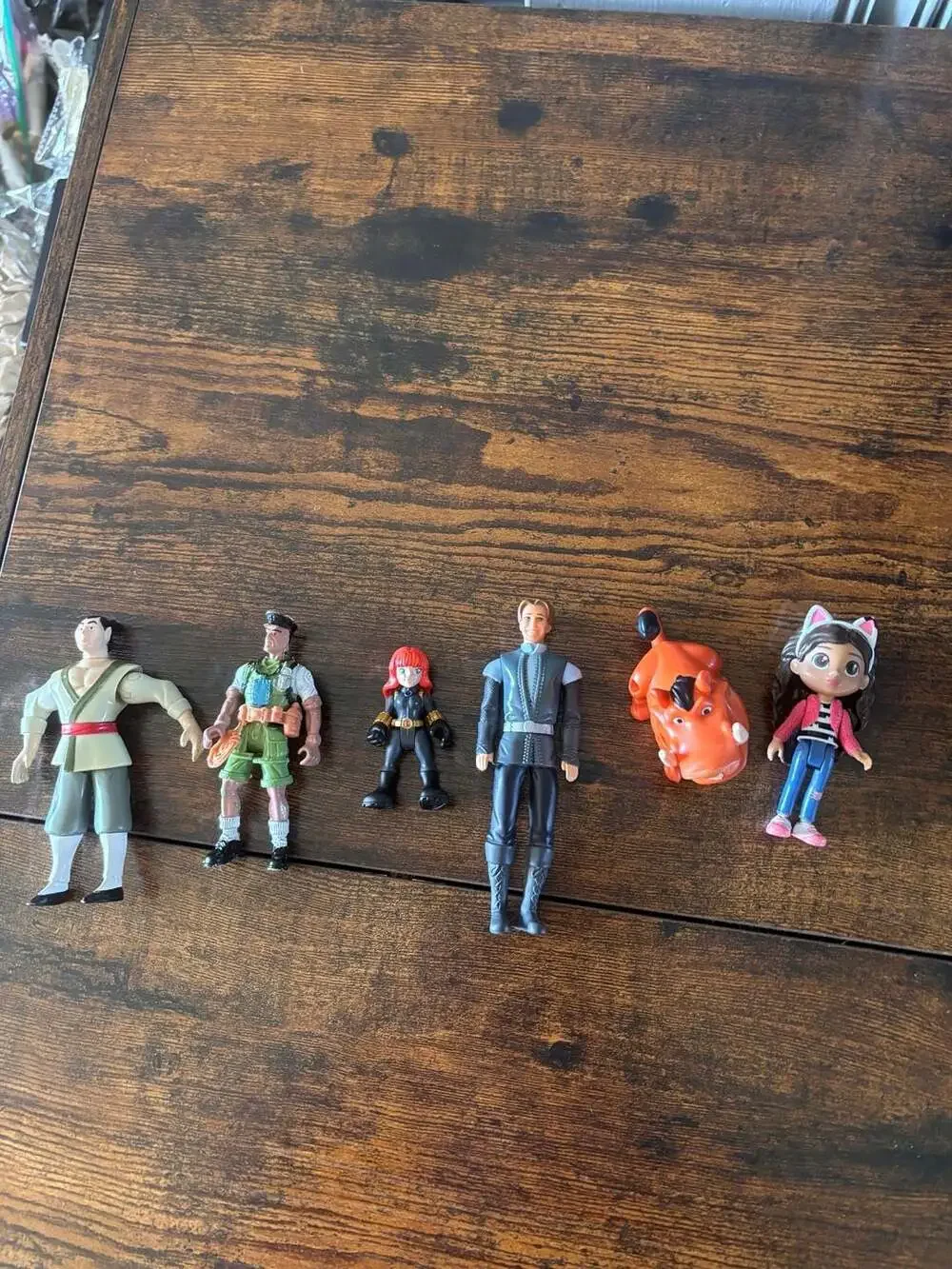 Assorted Figures Lot including Prince Aidan and Gabby's Dollhouse